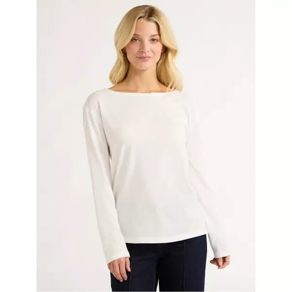 Women's Soft Stretch Boat Neck Shirt